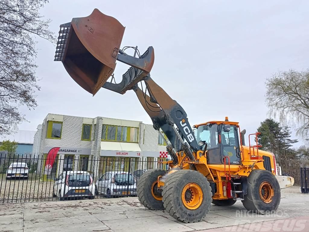 JCB 457 ZX shovel wiellader lader loader airco 26 ton Wielladers