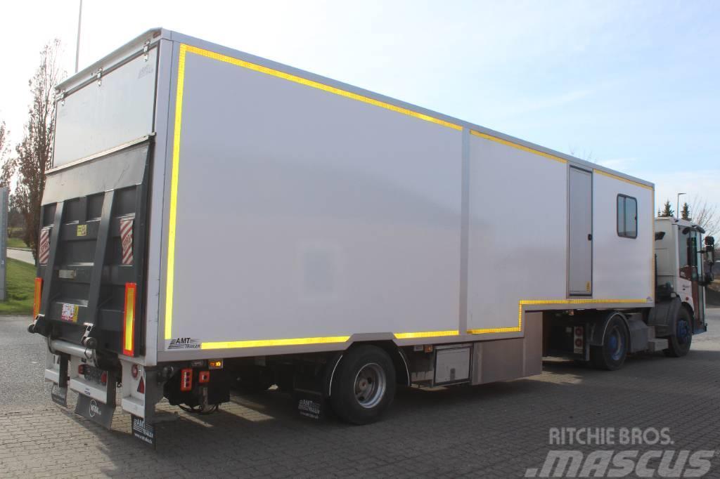 AMT CI100 - Nedbygget isoleret City BOX trailer M/lift Gesloten opleggers