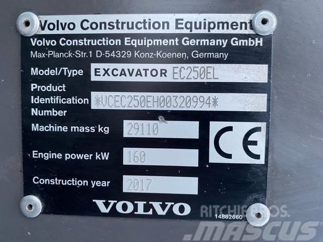 Volvo EC250EL Rupsgraafmachines