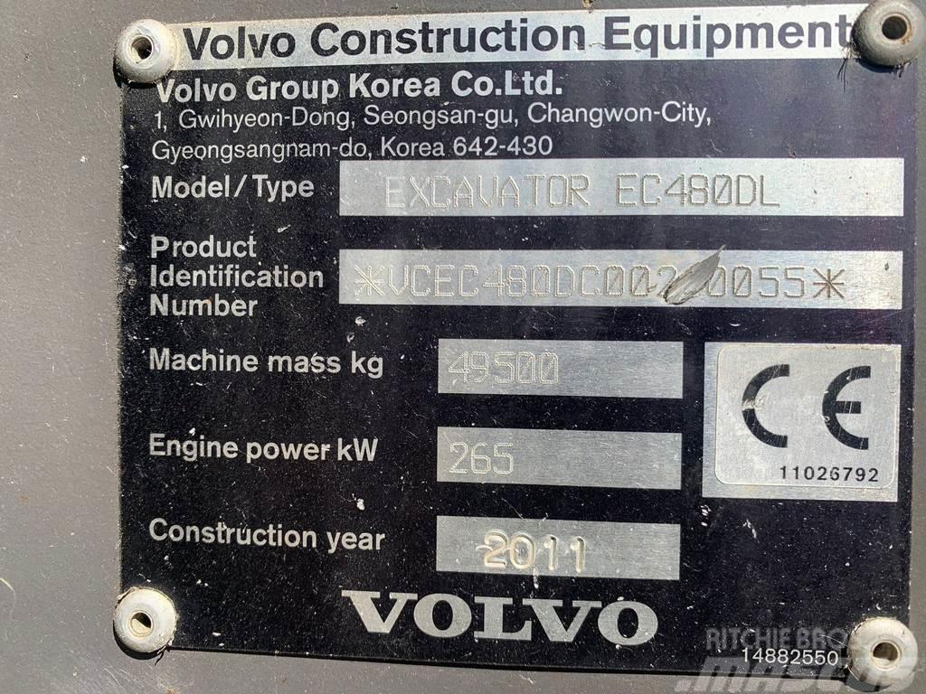 Volvo EC480DL Excavator pe Senile Speciale Graafmachines