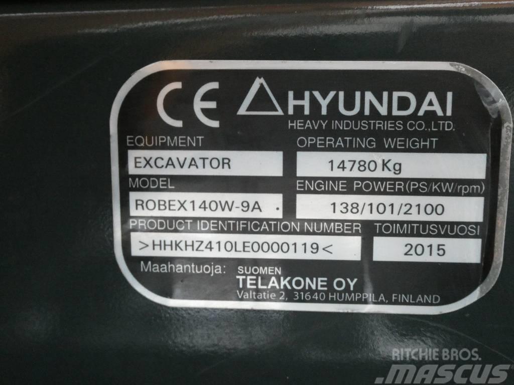Hyundai Robex 140 W-9 A Wielgraafmachines