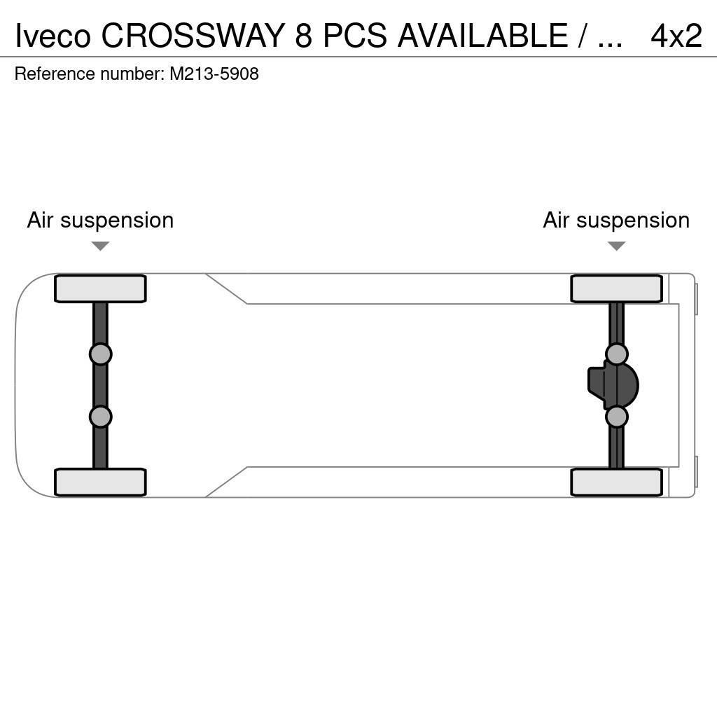 Iveco CROSSWAY 8 PCS AVAILABLE / EURO EEV / 44 SEATS + 3 Intercitybussen