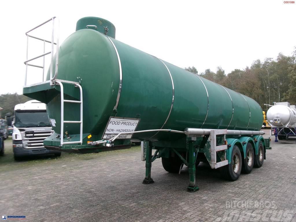  Melton Food tank inox 25 m3 / 1 comp Tankopleggers