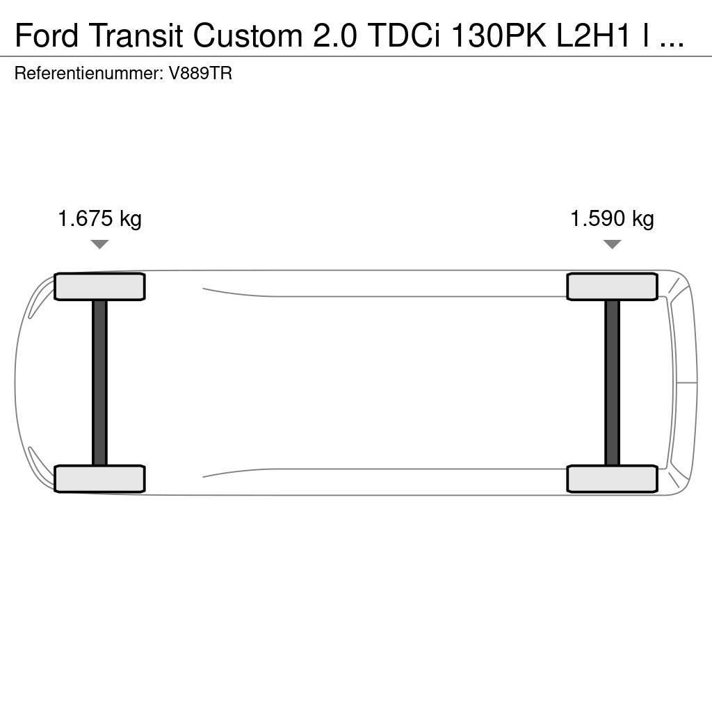 Ford Transit Custom 2.0 TDCi 130PK L2H1 l Airco l Navi Gesloten opbouw