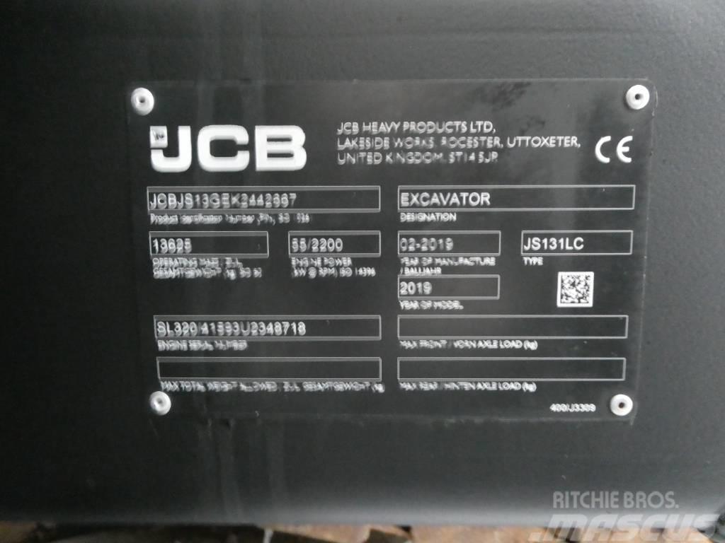 JCB JS 131 LC Rupsgraafmachines