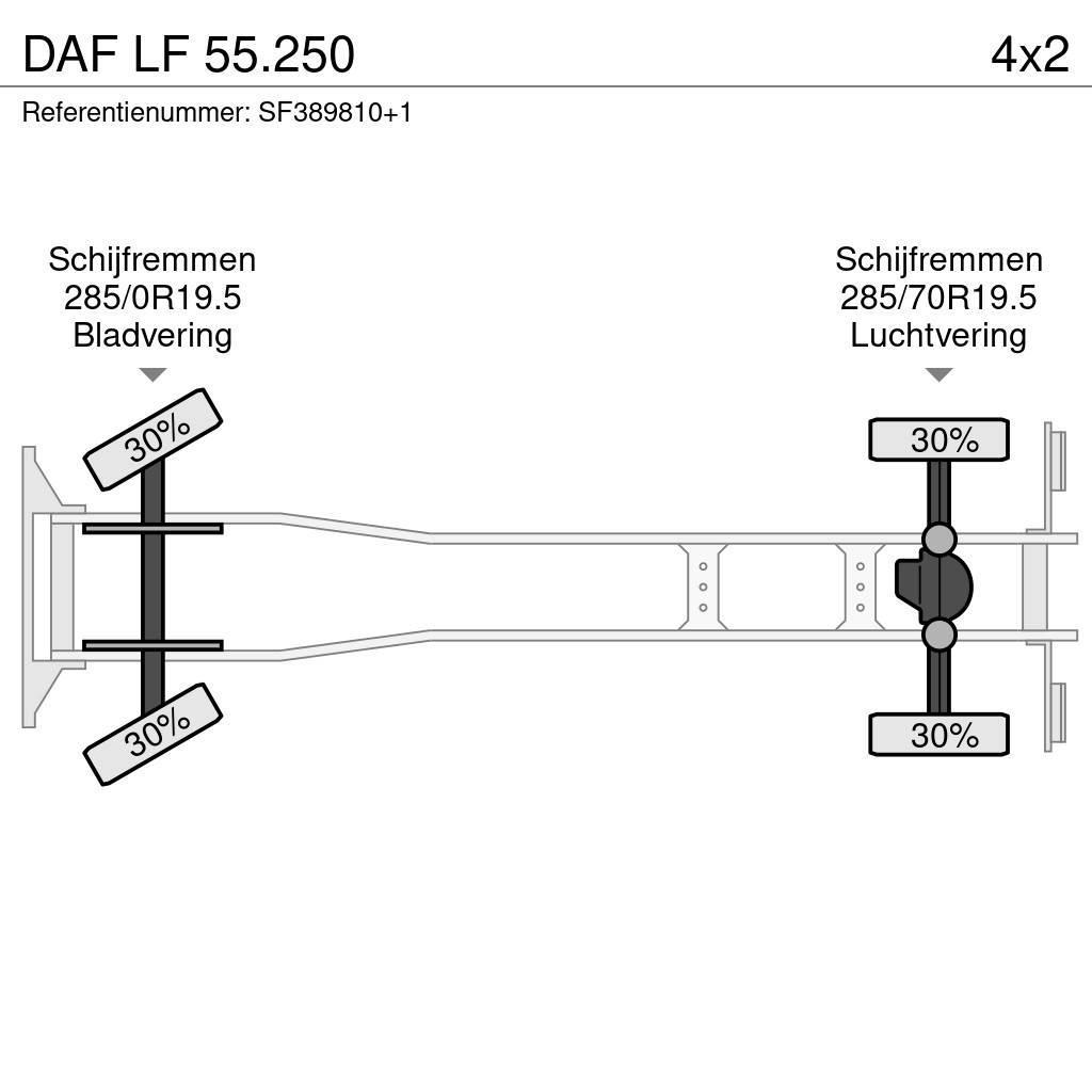 DAF LF 55.250 Schuifzeilopbouw