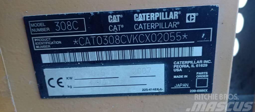 CAT 308 C Rupsgraafmachines
