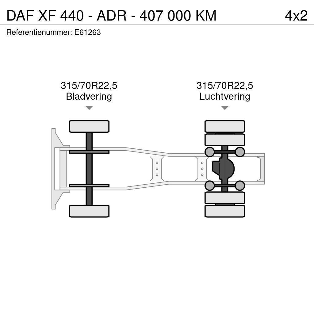 DAF XF 440 - ADR - 407 000 KM Trekkers