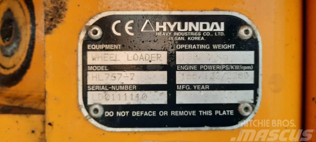 Hyundai HL 757-7 Wielladers