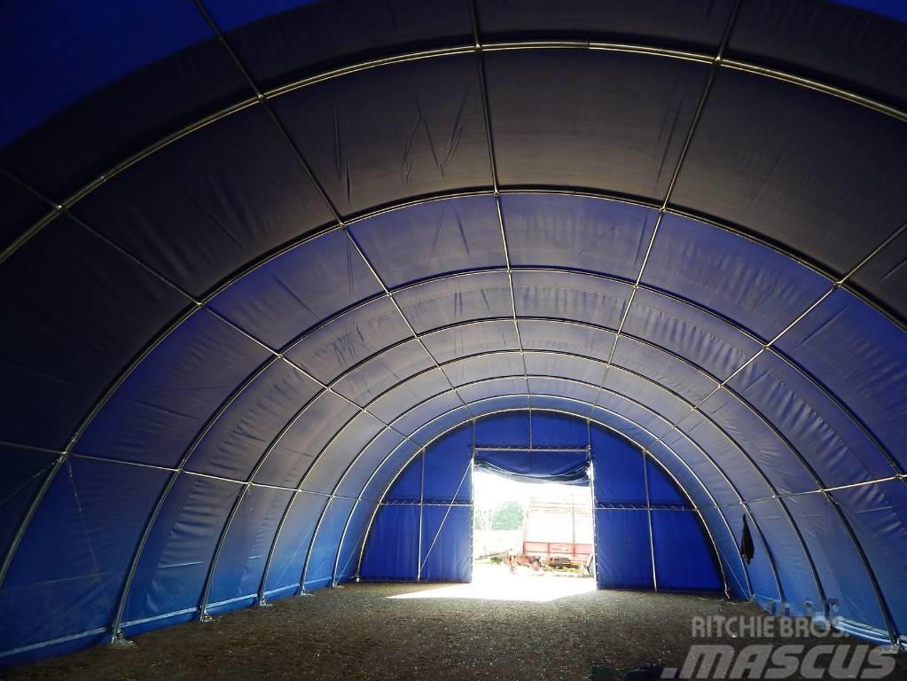  12m széles szimplavas félköríves raktár sátor Anders