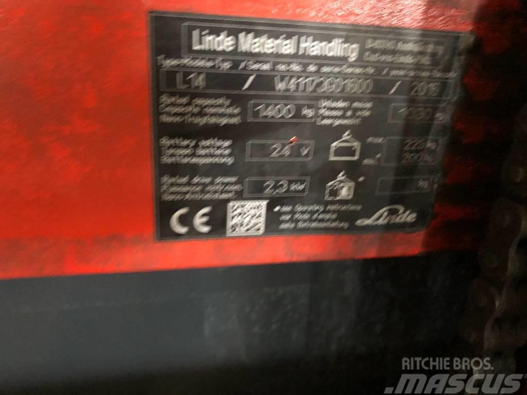 Linde H 16 T-01 LPG heftrucks
