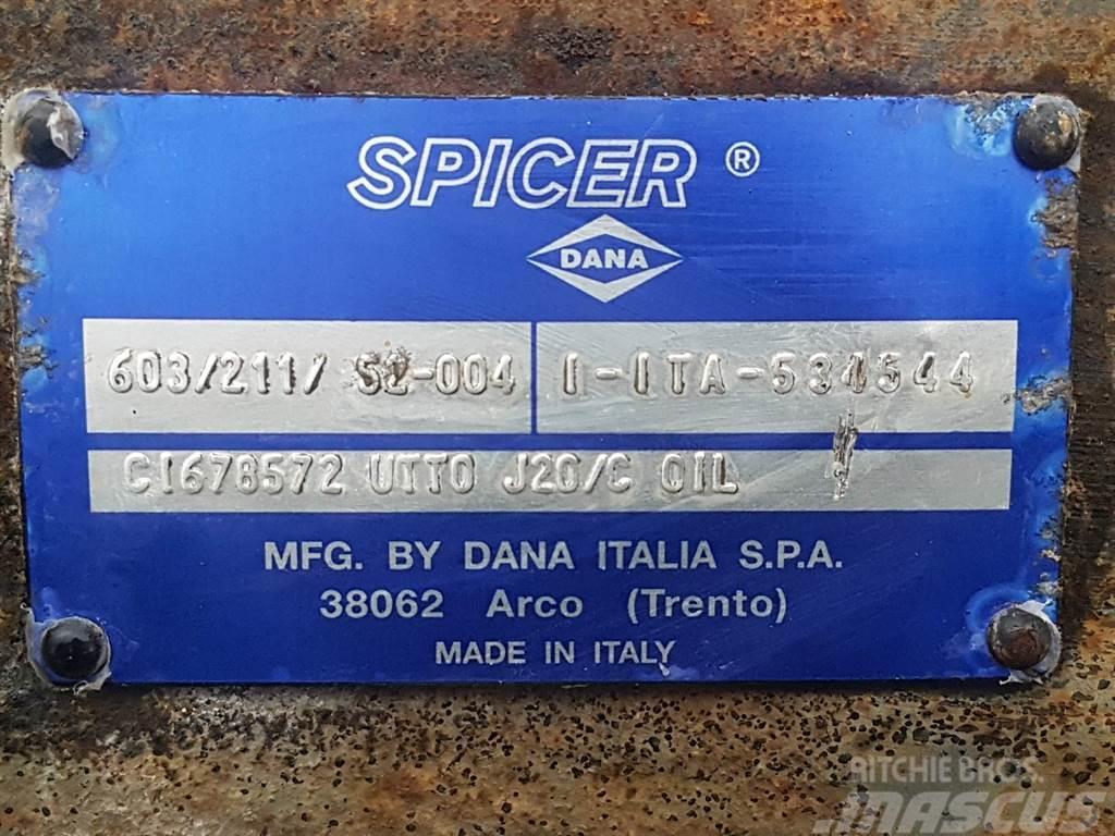 Manitou 180ATJ-Spicer Dana 603/211/52-004-Axle/Achse/As Assen