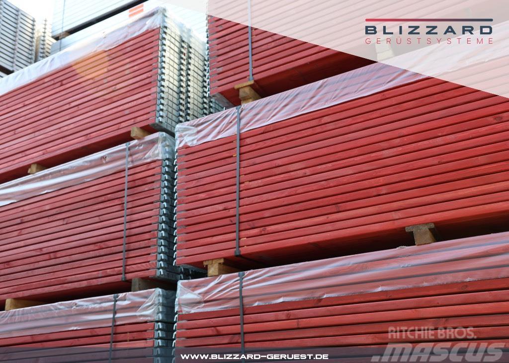 Blizzard S70 292,87 m² Alugerüst mit Holz-Gerüstbohlen Steigermateriaal