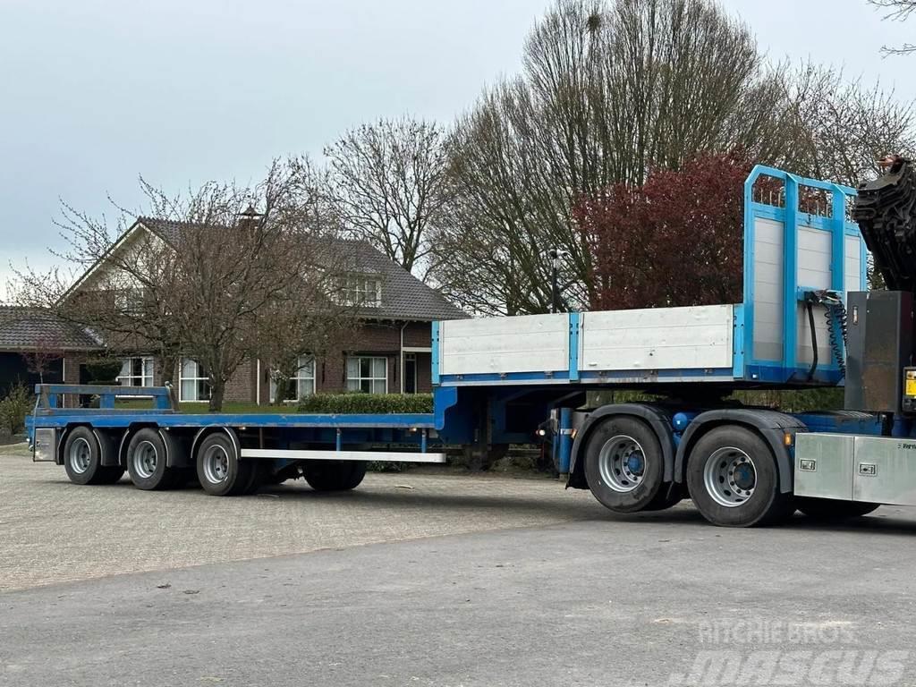 Wilco SEMI LOWBED FOR CRANE TRUCK!!2x steering axle Diepladers