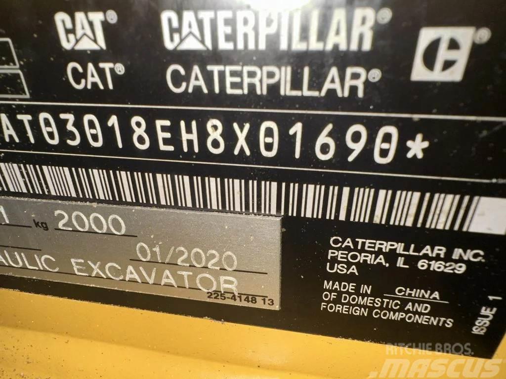 CAT 301.8 Minigraafmachines < 7t