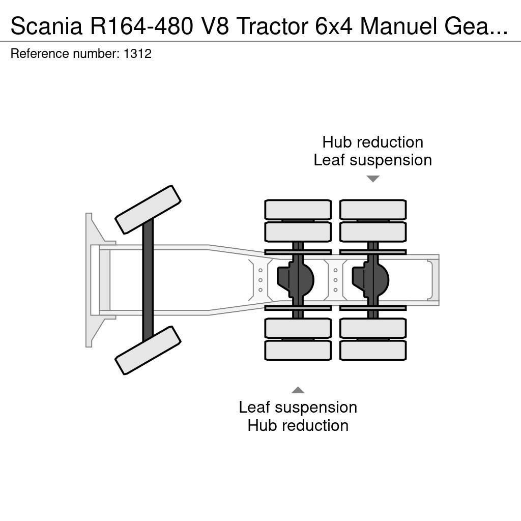 Scania R164-480 V8 Tractor 6x4 Manuel Gearbox Full Steel Trekkers