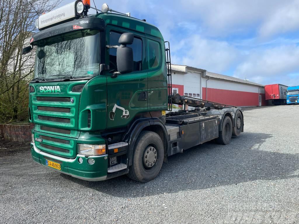 Scania R480 6x2 nysynet Containertrucks met kabelsysteem
