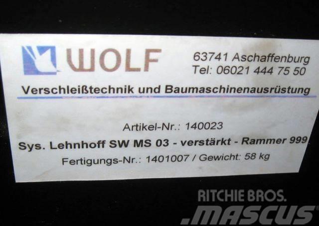 Wolf Schraubadapter MS03 zu Rammer 999 Snelkoppelingen