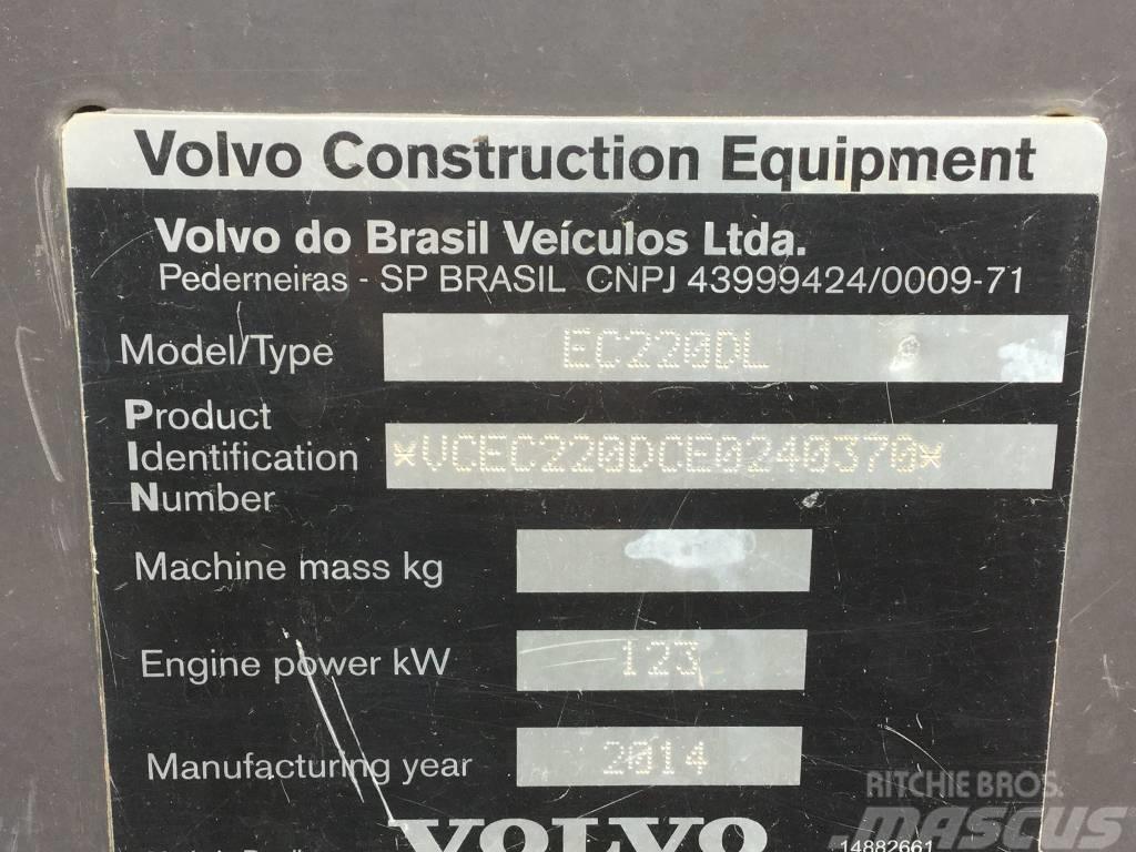 Volvo EC220DL Rupsgraafmachines