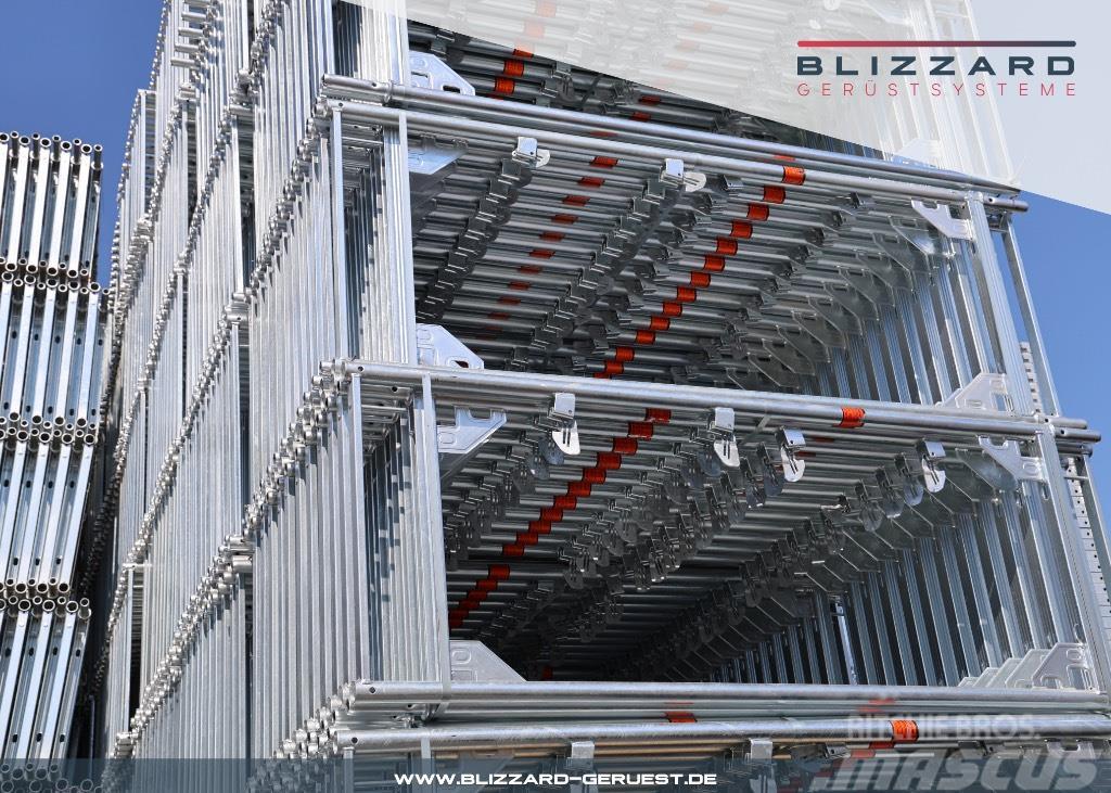  162,71 m² Neues Blizzard Stahlgerüst Blizzard S70 Steigermateriaal