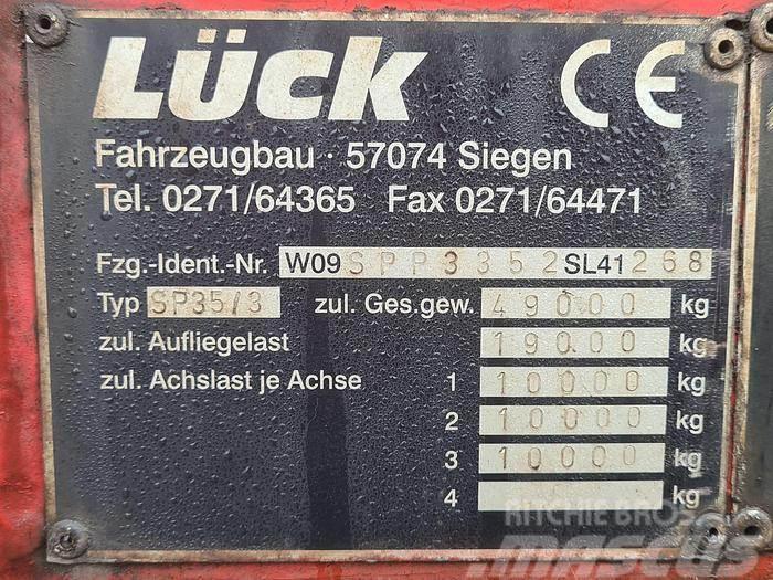  LUCK SP 35/3 | Dutch registration | Heavy duty Vlakke laadvloeren