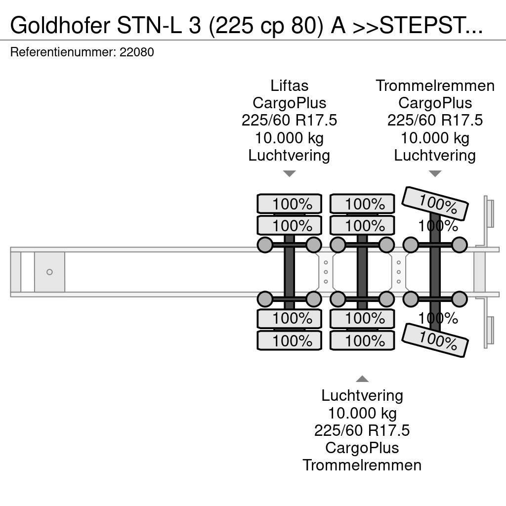Goldhofer STN-L 3 (225 cp 80) A >>STEPSTAR<< (CARGOPLUS® tyr Diepladers