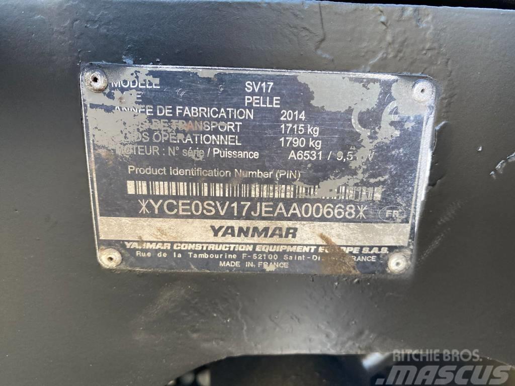 Yanmar SV 17 Minigraafmachines < 7t