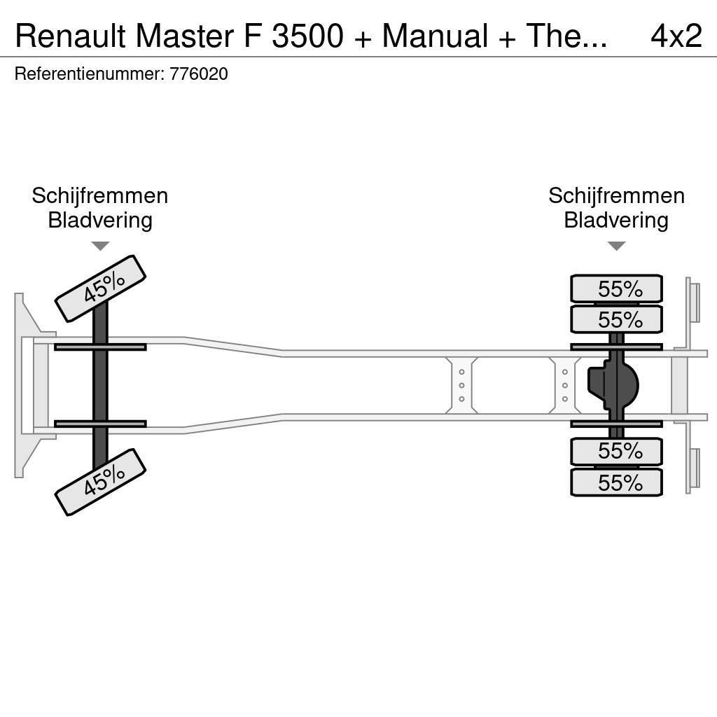 Renault Master F 3500 + Manual + Thermoking Koelwagens