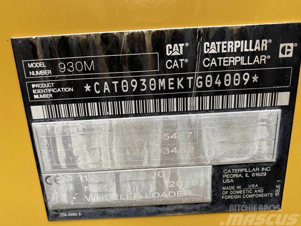 CAT 930M Waste Handler Wielladers