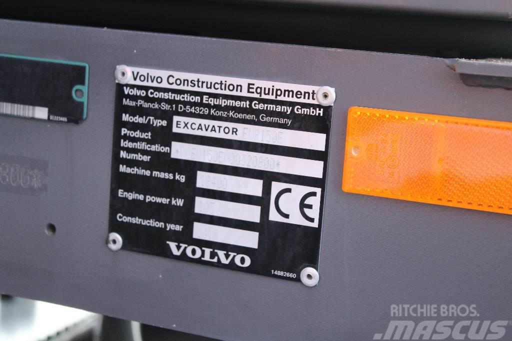 Volvo EWR 150 E / Engcon, Leica 3D, Rasvari, ym! Wielgraafmachines