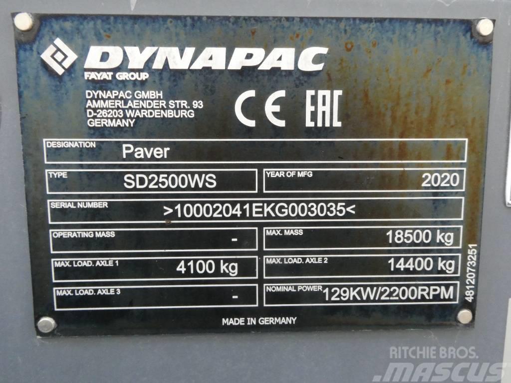 Dynapac SD 2500 WS Asfaltafwerkmachines