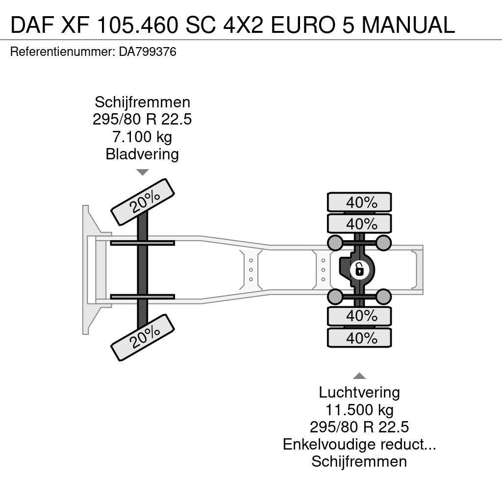 DAF XF 105.460 SC 4X2 EURO 5 MANUAL Trekkers
