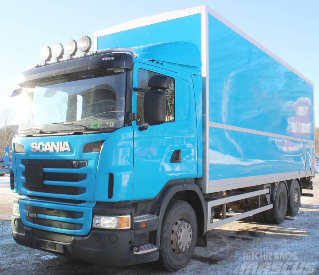 Scania G 400 6x2*4 skåpbil Bakwagens met gesloten opbouw