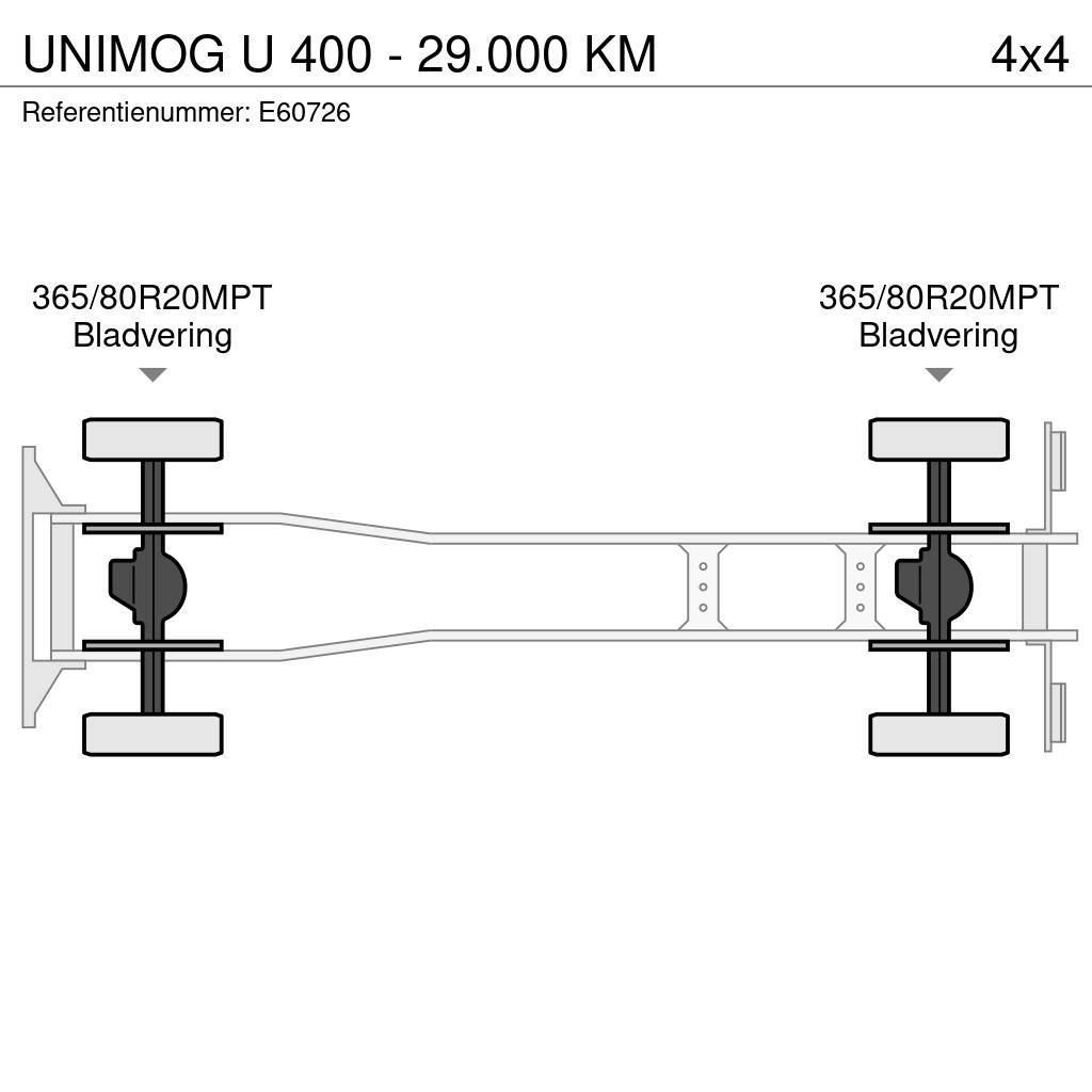 Unimog U 400 - 29.000 KM Kipper