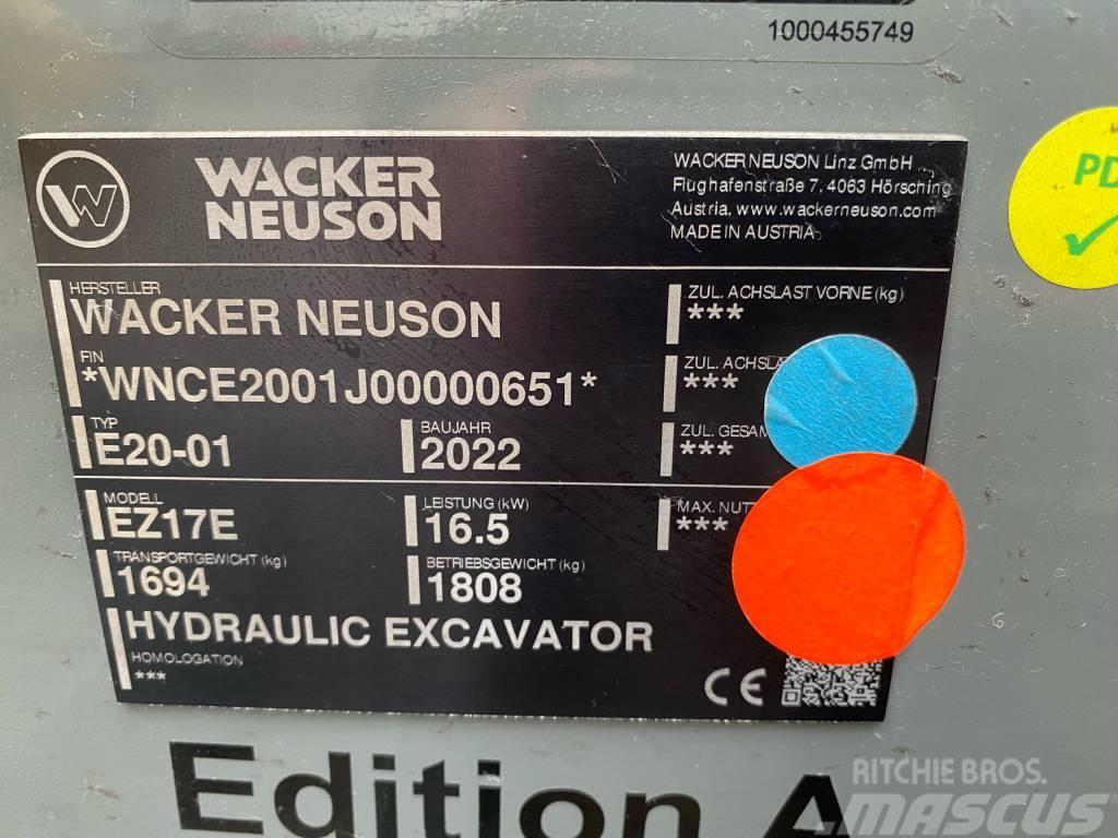 Wacker Neuson EZ17e Rupsgraafmachines