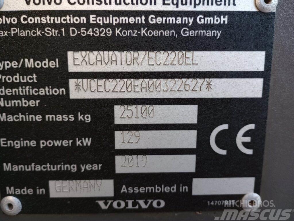 Volvo EC220EL Rupsgraafmachines