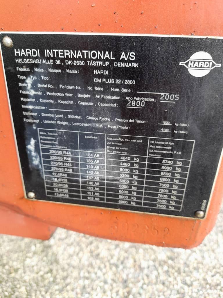Hardi CM PLUS 22/2800 Getrokken spuitmachines