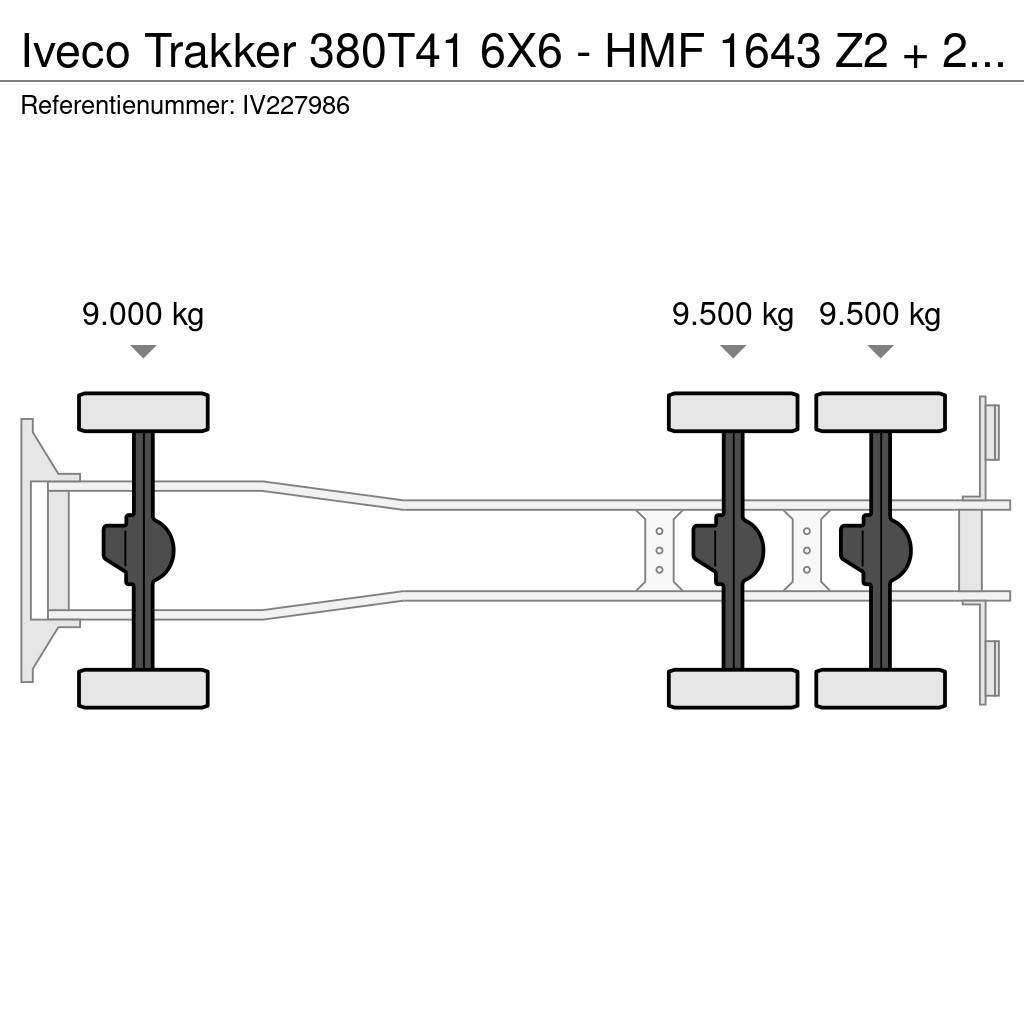 Iveco Trakker 380T41 6X6 - HMF 1643 Z2 + 2-WAY TIPPER Kipper