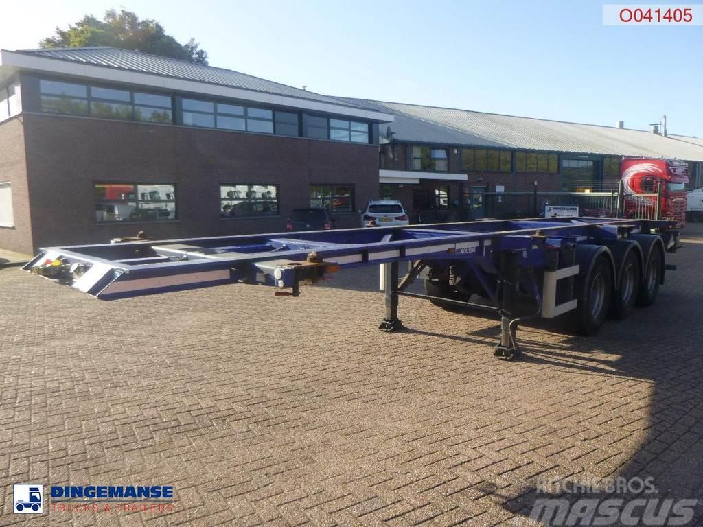 Dennison 3-axle container trailer 20-30-40-45 ft Containerchassis