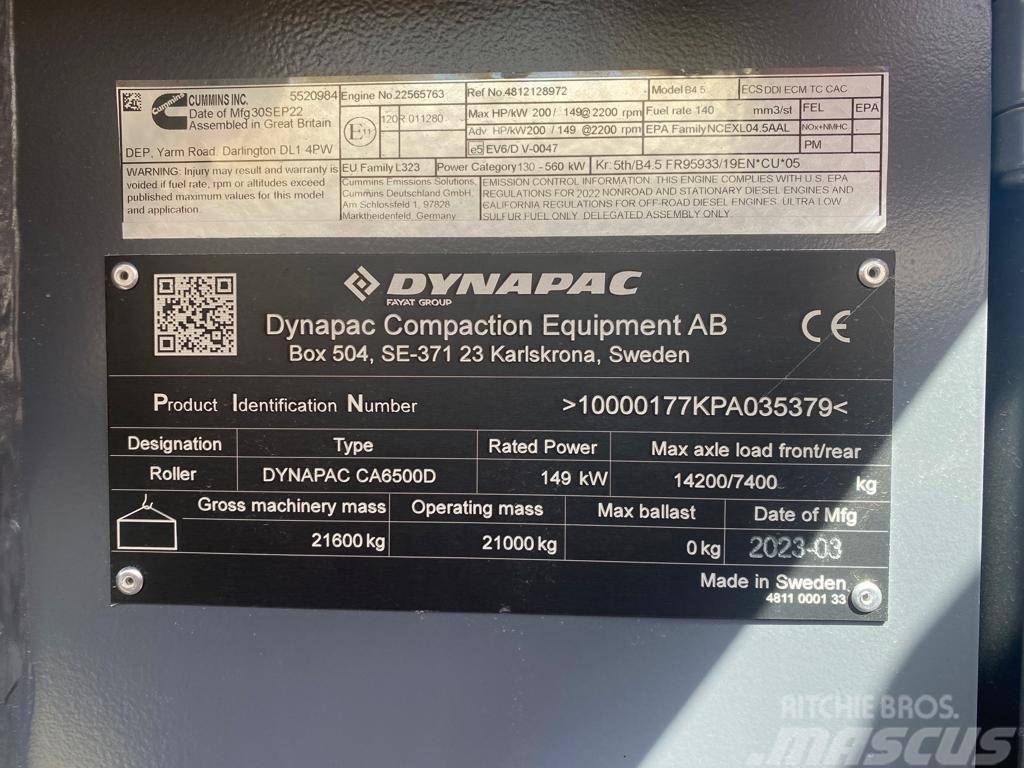 Dynapac CA 6500 D Trilrolwalsen