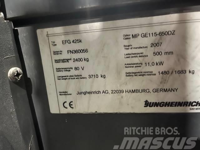 Jungheinrich EFG 425 K Elektrische heftrucks