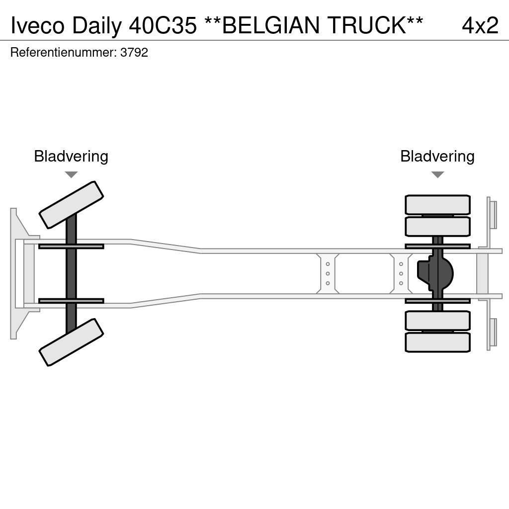 Iveco Daily 40C35 **BELGIAN TRUCK** Bakwagens met gesloten opbouw