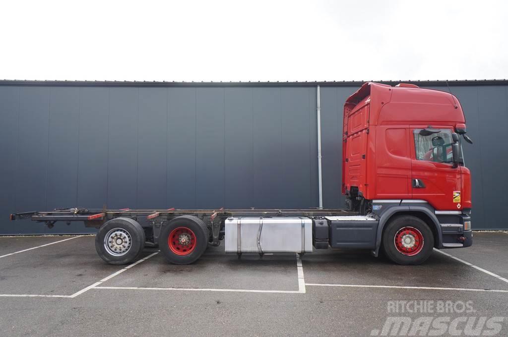 Scania R 580 V8 6X2 RETARDER Chassis met cabine