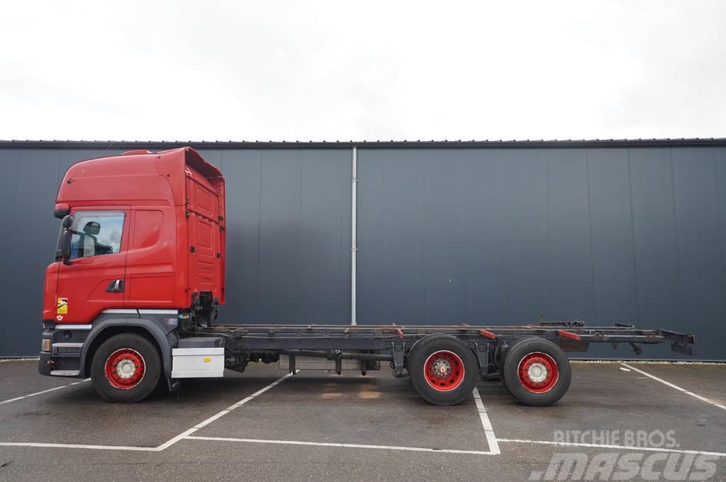 Scania R 580 V8 6X2 RETARDER Chassis met cabine