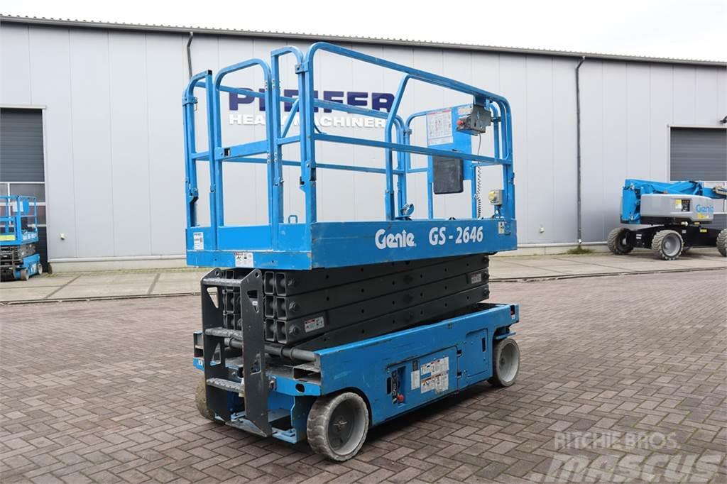 Genie GS2646 Electric, Working Height 9.80m, Capacity 45 Schaarhoogwerkers