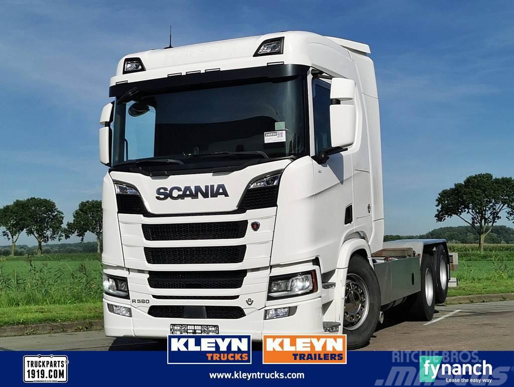 Scania R580 nb 9t fa ret. wb 395 Chassis met cabine