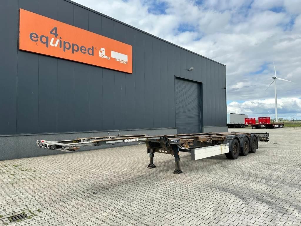 Schmitz Cargobull 45FT HC, discbrakes, liftaxle, extendable front+ r Containerchassis