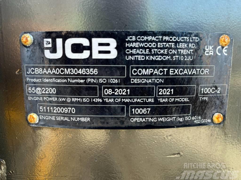 JCB 100 C Midigraafmachines 7t - 12t