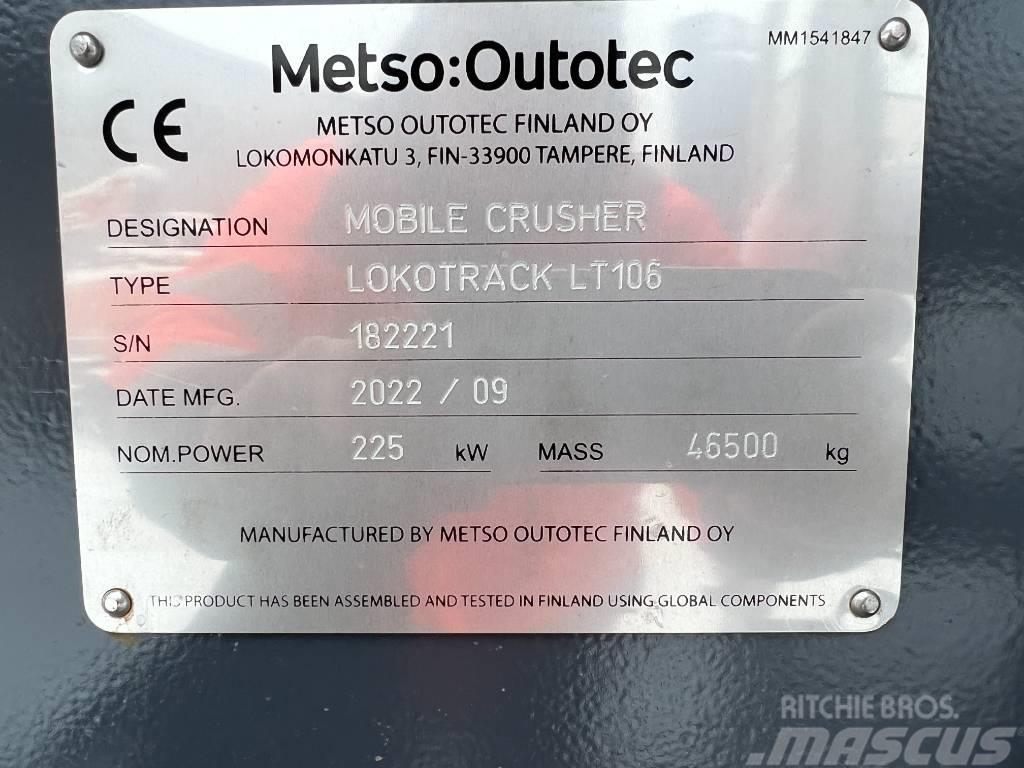 Metso LT106 Mobile crushers