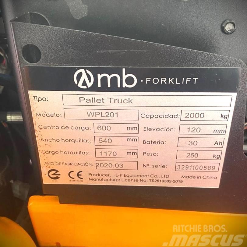  MB FORKLIFT WPL201 Electro-pallettrucks